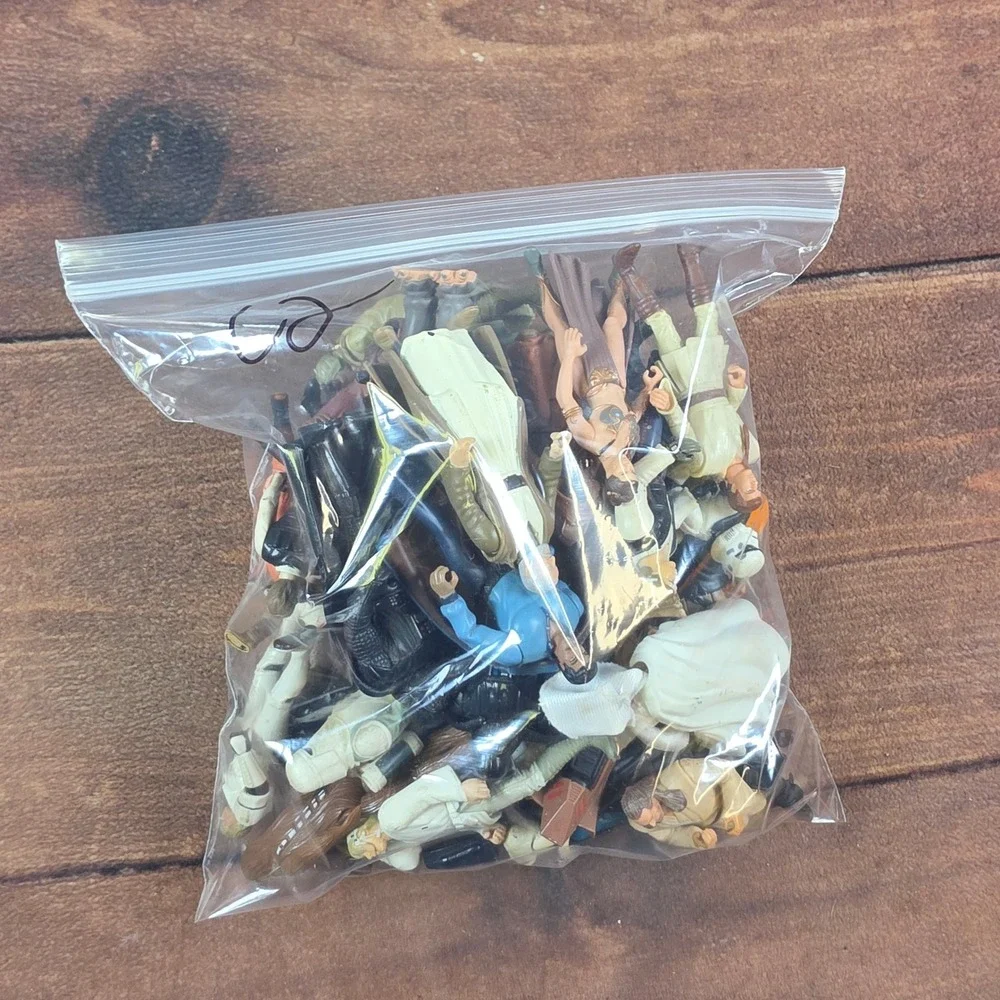 Hasbro Star Wars Action Figure Lot 40+ Pc Multicolor Good Vintage Modern Mix